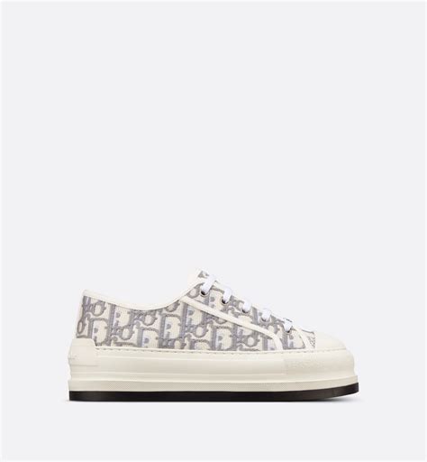 walk'n'dior sneaker stone gray dior oblique embroidered cotton|Walk'n'Dior Sneaker Stone Gray Dior Oblique Embroidered Cotton.